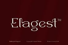 Elagest - Modern Serif Font