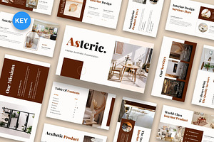 Asteric - Interior Aesthetic Keynote, a Presentation Template by Fit-tee