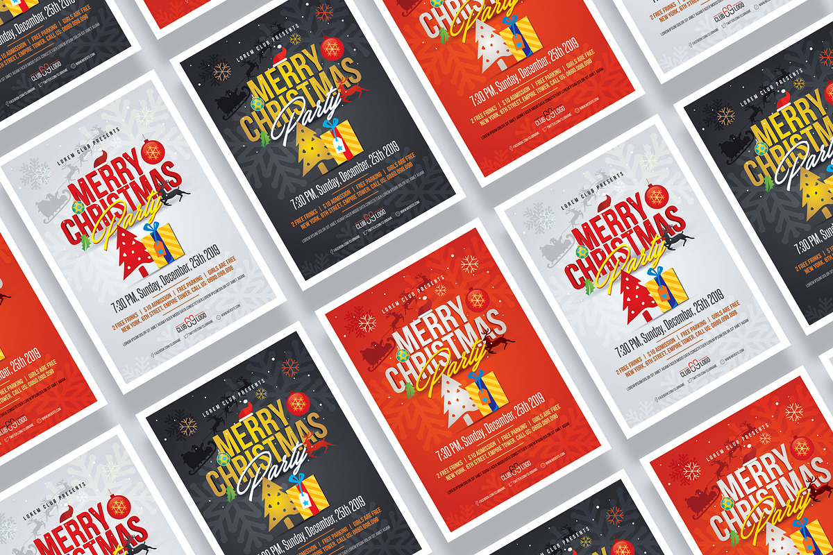 Christmas Party Flyer / Poster preview 4