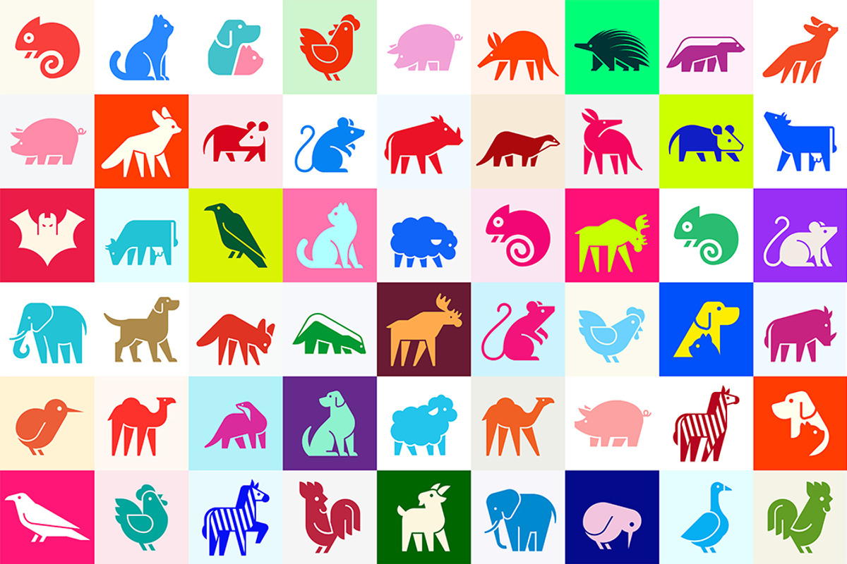 Animal logo set, a Graphic by NataliiaVolyk (Photo 2 of 10)