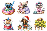Funny Dog Sublimation Clipart, an Illustration by DreamArtGraphic (Thumbnail 3 of 5)