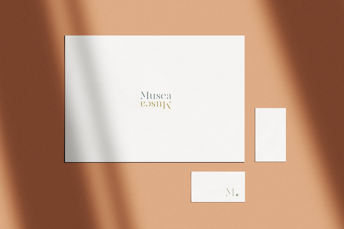 Musea Stationery Mock-Up Kit, a Print Template by Eugene Tantsurin (Photo 6 of 13)