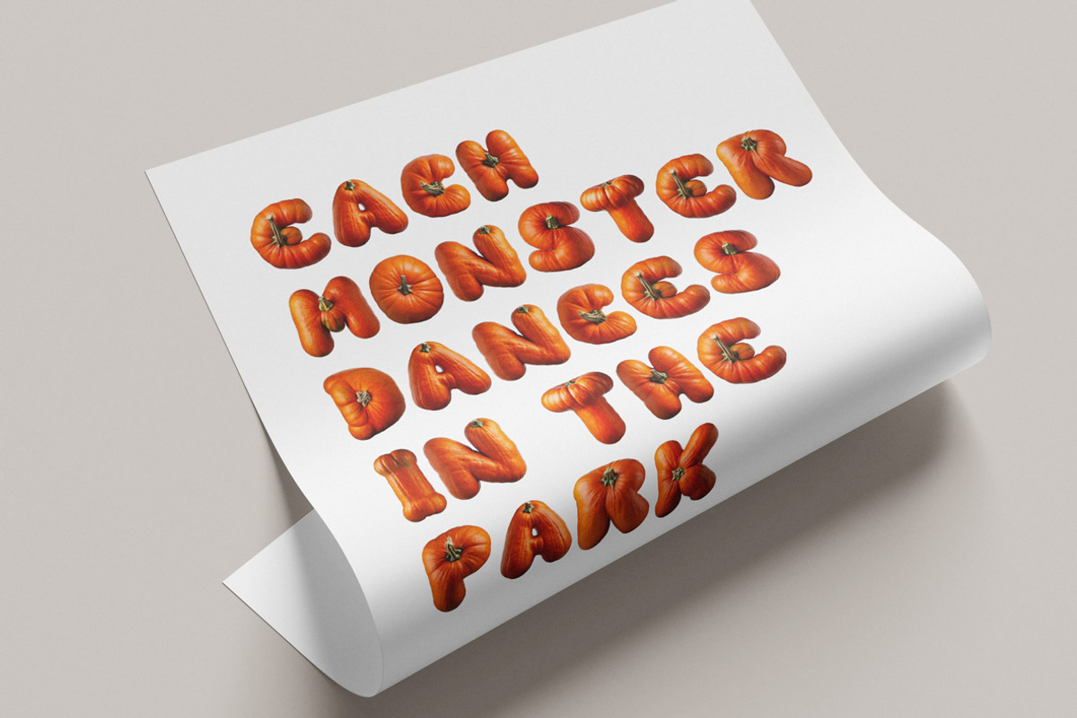 Pumpkin Font, a Handwritten Font by Handmadefont (Photo 8 of 10)