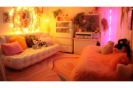 Cozy kitsch interior, an Architecture Photo by Neirfy