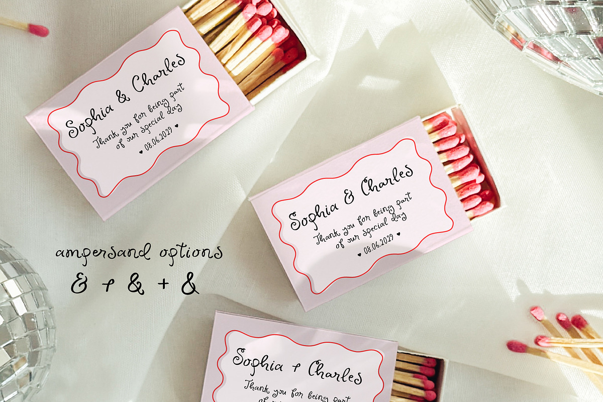 Enchanted Weddings Playful Script, a Handwritten Font by Kaya Fonts (Photo 4 of 33)