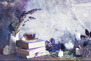 Cottagecore Books 4, a Nature Photo by Coral Antler