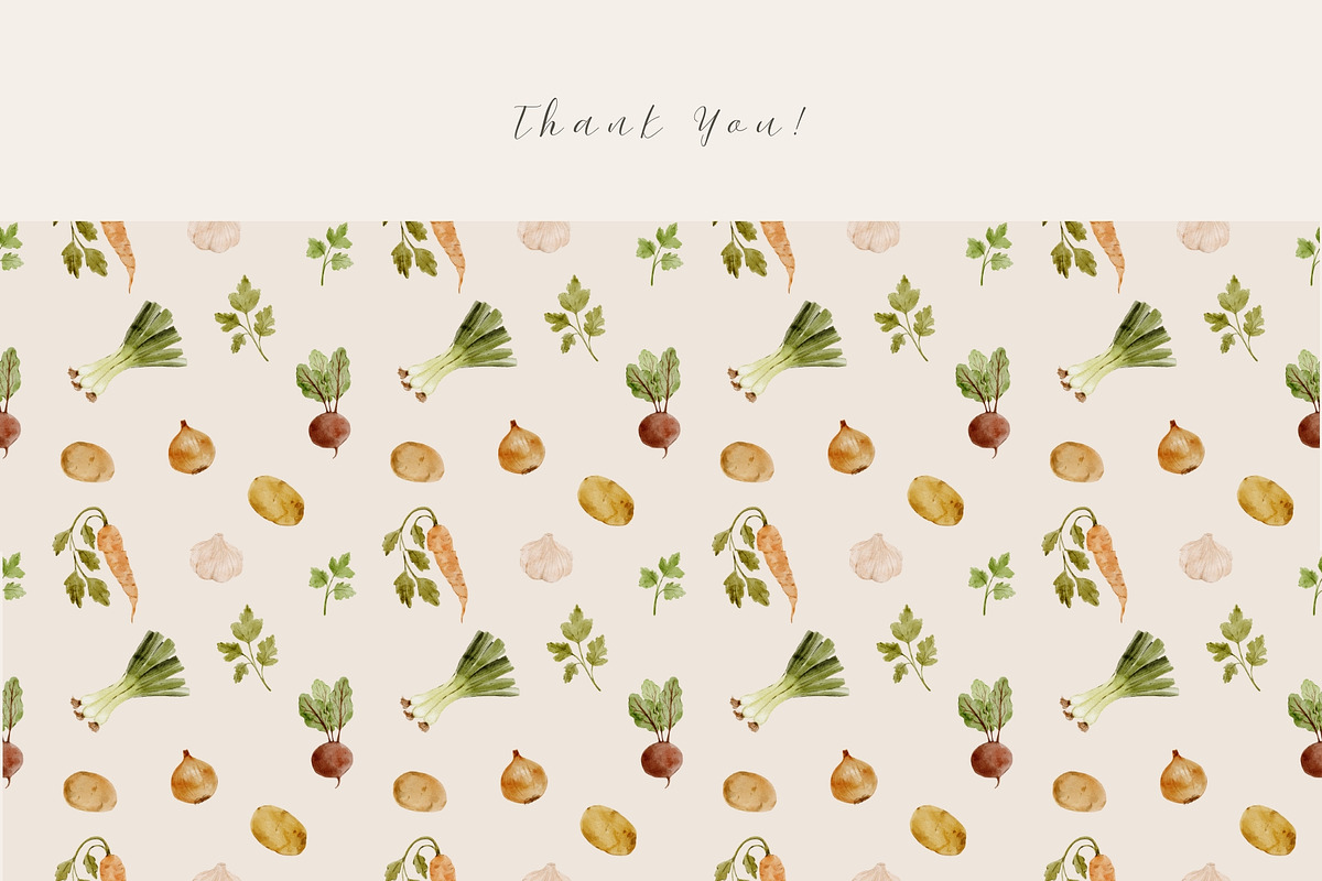 Watercolor Vegetables Collection, a Food Illustration by Jenteva Art (Photo 15 of 15)