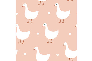 Cute and delicate seamless nursery, an Animal Illustration by Toltemara