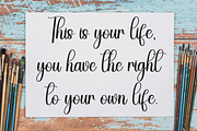 Wonderful | Script Font, a Handwritten Font by Scratchones (Thumbnail 5 of 9)