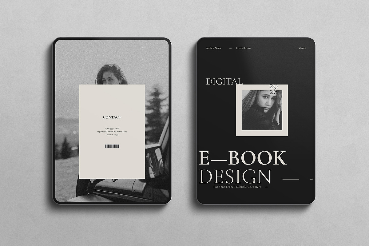 Digital E-Book Design Template, a Magazine Template by E-Type (Photo 7 of 7)