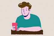 Crayon Brushes Illustrator Vector, a Brush Add-On by vladocar (Thumbnail 5 of 8)