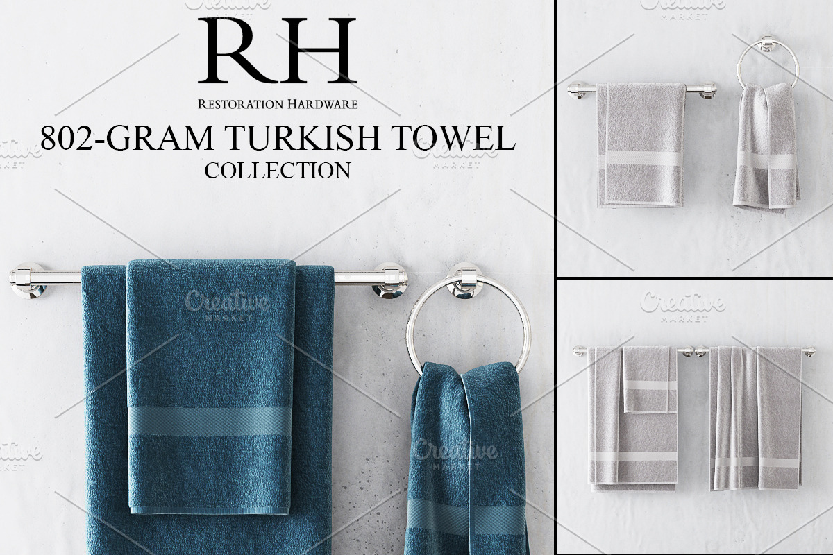 RH 802-GRAM TURKISH TOWEL COLLECTION, an Object 3D Model by kookamunga (Photo 1 of 3)