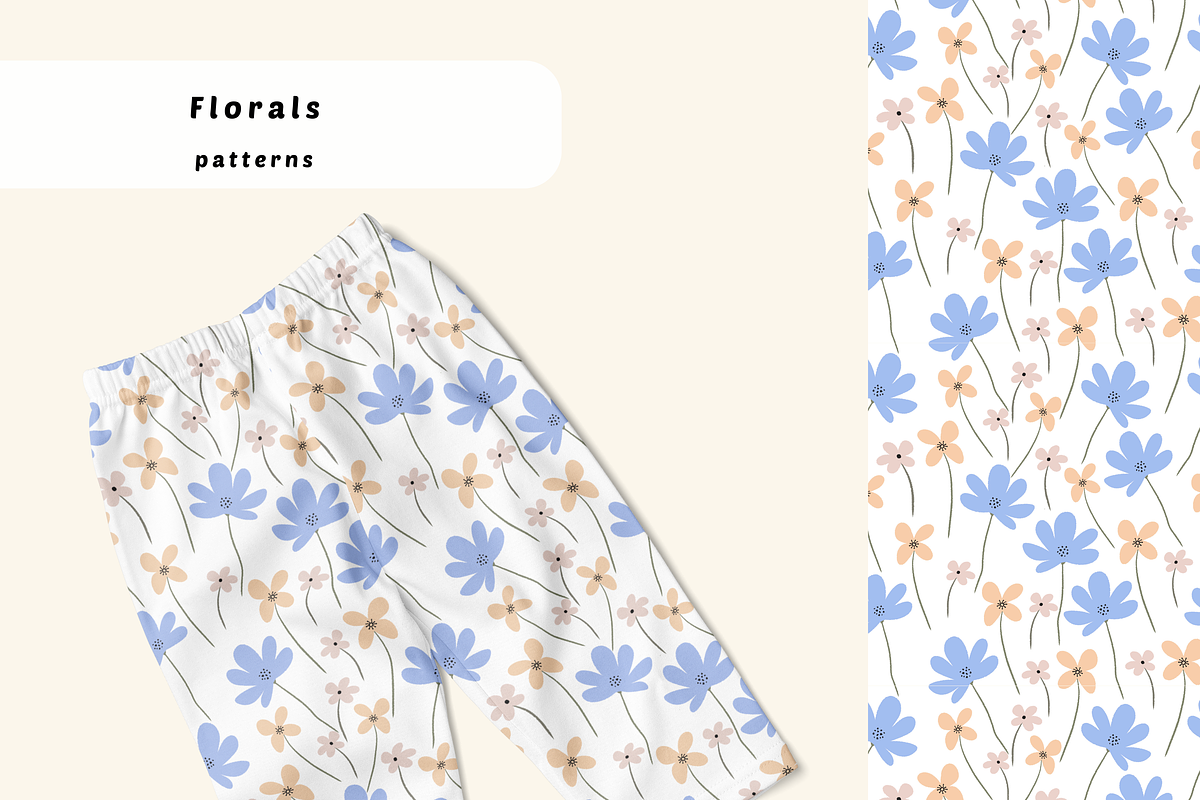 Florals, a Pattern Graphic by AnnaEshka (Photo 1 of 2)