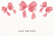 Whimsical Baby Pink Ribbon Clipart, a Decorative Illustration by Oleksandra Illustrates (Thumbnail 12 of 14)