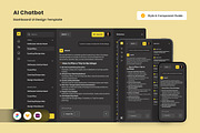 AI Conversation Dashboard Design, an UI Kit Template by twinstd (Thumbnail 1 of 5)