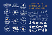 Hillstown Font Collection (+EXTRA), a Script Font by Letterhend Studio (Thumbnail 5 of 14)
