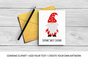 Christmas or Valentines Gnomes, an Object Graphic by LaBelezokaDesign (Thumbnail 3 of 3)