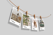Hanging Polaroid Set Mockup, a Product Mockup by bimockup (Thumbnail 4 of 6)