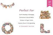 Watercolor Knitting Clipart, a Decorative Illustration by BerryPieArt (Thumbnail 4 of 4)