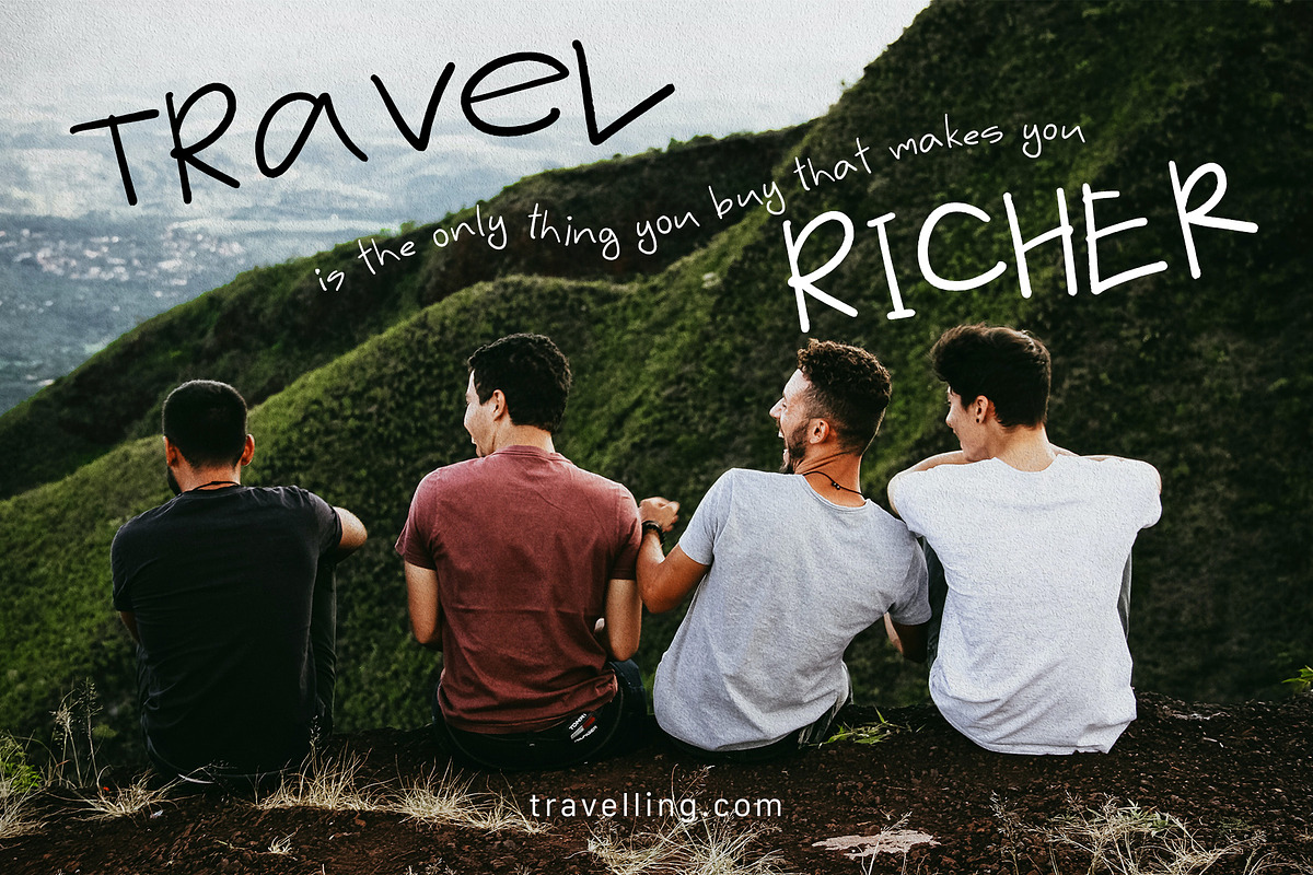 Mountain View handwritten font fun, a Handwritten Font by TD fonts (Photo 5 of 14)