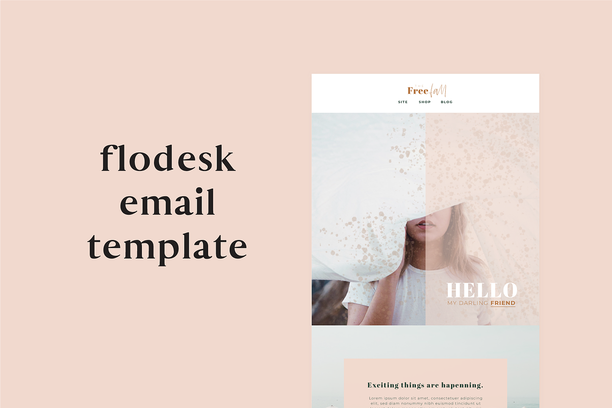 Free Fall Flodesk Email Template, an Email Template by The Blog Stop (Photo 1 of 2)