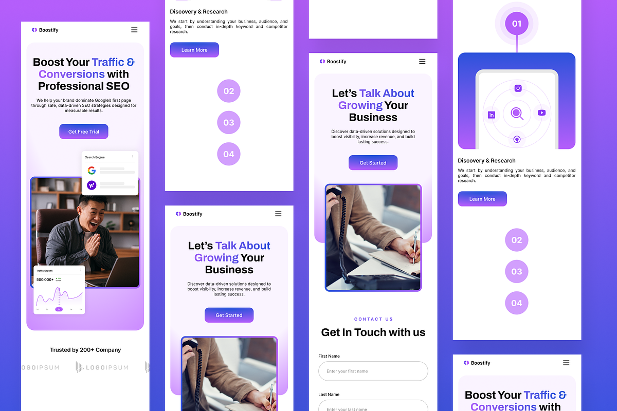 Boostify - SEO Landing Page preview 5