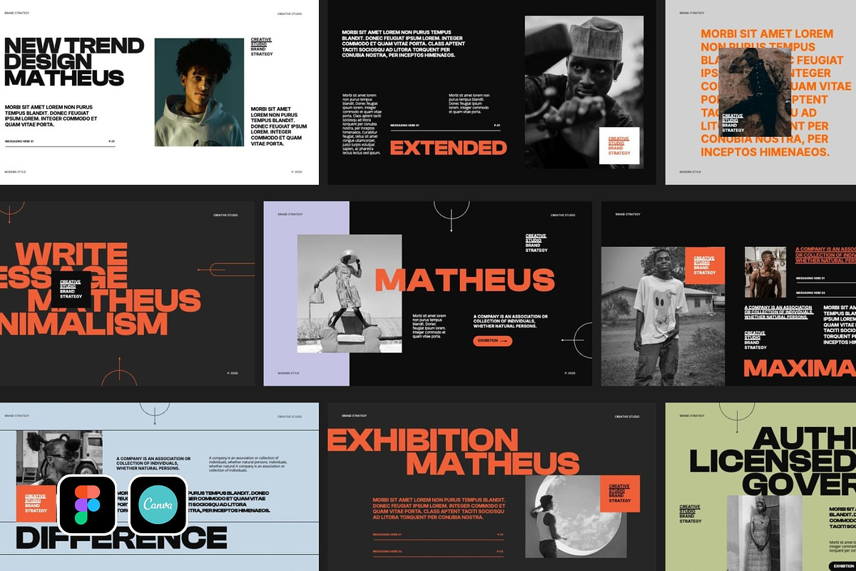 Matheus - Bundle 2 in 1, a Presentation Template by Creatorism (Photo 1 of 9)