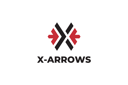 Letter X Arrows Logo Design