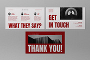 Red Gothic Architecture Power Point, a Presentation Template by graphicook (Thumbnail 5 of 5)