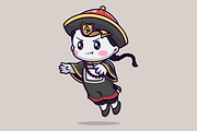 Cute Vampire Chinese Cartoon, a Person Illustration by Catalyst Labs (Thumbnail 2 of 3)