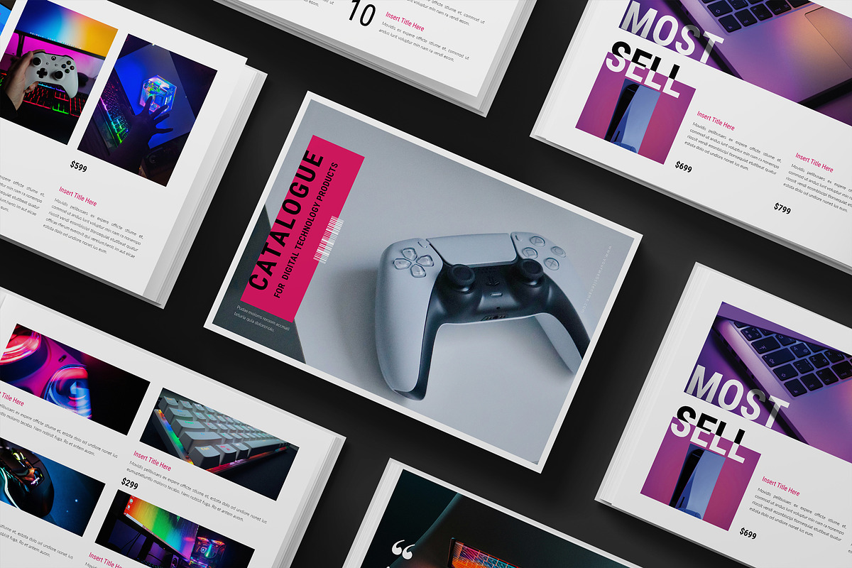 Gadget Product Catalog Landscape, a Brochure Template by DesignCrest (Photo 12 of 14)