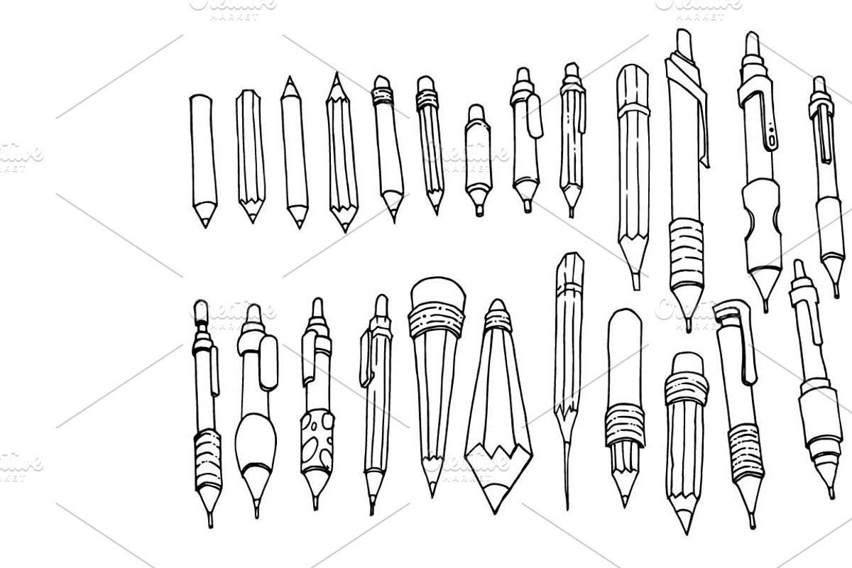 4657 Hand Drawn doodle elements, an Education Illustration by TKDoodle (Photo 69 of 77)