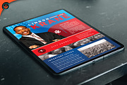 Political Candidate Flyer Template, a Flyer Template by SeraphimChris (Thumbnail 4 of 5)
