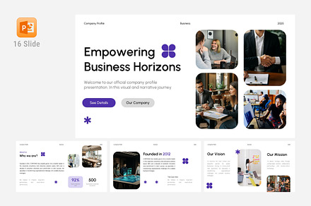 Clean Company Profile Presentation