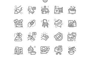 Maternity Line Icons