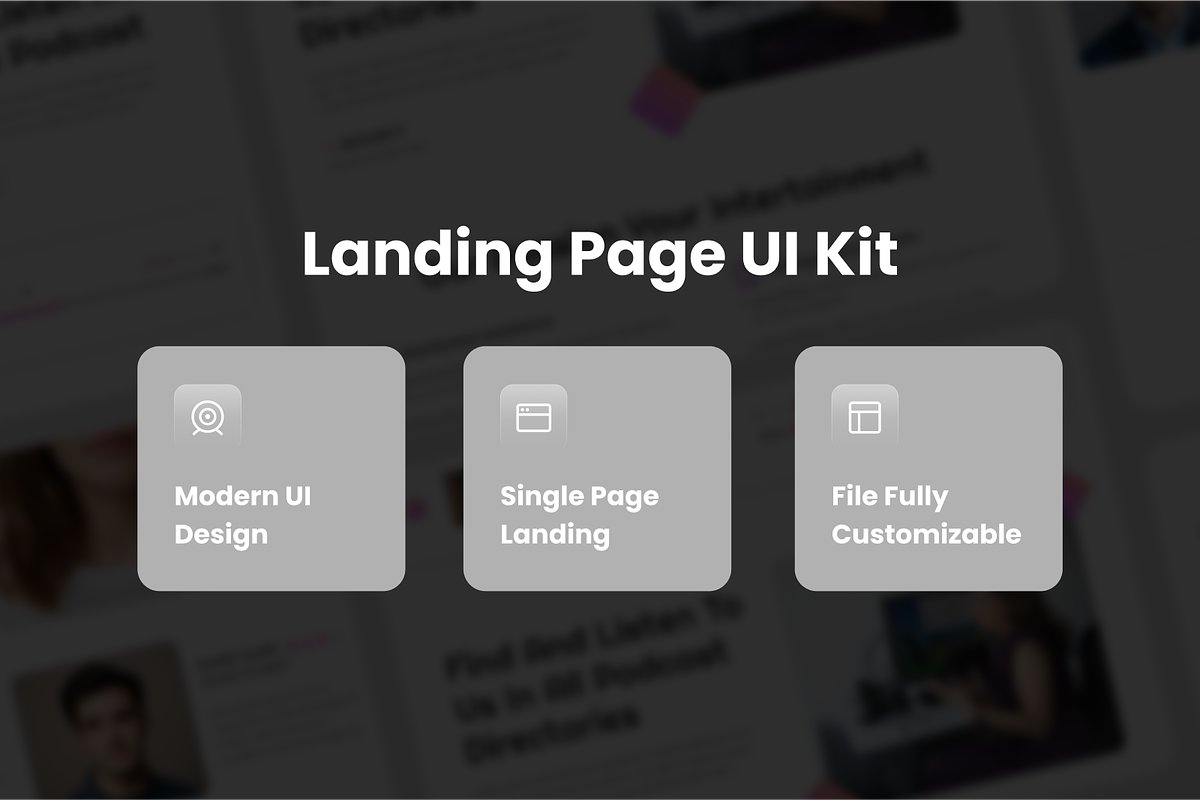 ScienPod- Podcast Landing Page, a Landing Page Template by SquidPixey (Photo 3 of 5)