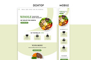 Chef UI Landing Page, a Landing Page Template by Design Unique (Thumbnail 2 of 3)