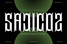 Sajicoz - Gothic & Blackletter Font