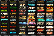 Action Sci-Fi Fantasy Text Effects, a Layer Style Add-On by pixelsao (Thumbnail 3 of 11)