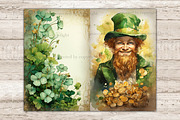 St. Patrick's Day Junk Journal Pages, a Seasonal Illustration by GlamArtZhanna (Thumbnail 9 of 10)