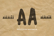 Ruff Draft, a Font by mynameisyanick (Thumbnail 2 of 3)