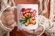 Oh Snap Gingerbread Man PNG, a Seasonal Illustration by designcity5 (Thumbnail 4 of 4)