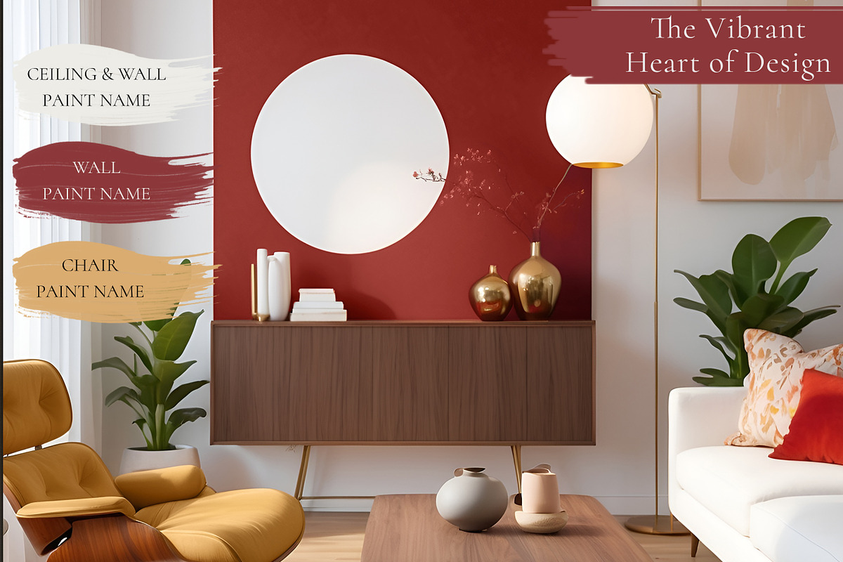 Sw Mid Century Modern Paint Palette, a Presentation Template by CONCEPT COLORS (Photo 6 of 9)