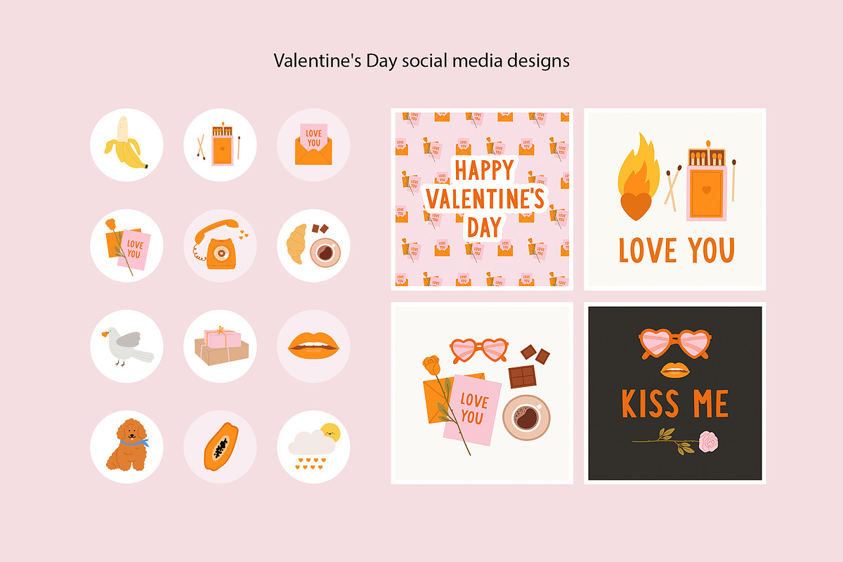 Love You! Valentine's day collection, a Seasonal Illustration by Sweet Corner (Photo 10 of 11)