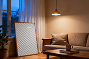 Living Room Poster Frame Mockup ISO, a Mockup by DesignRocket (Thumbnail 3 of 8)