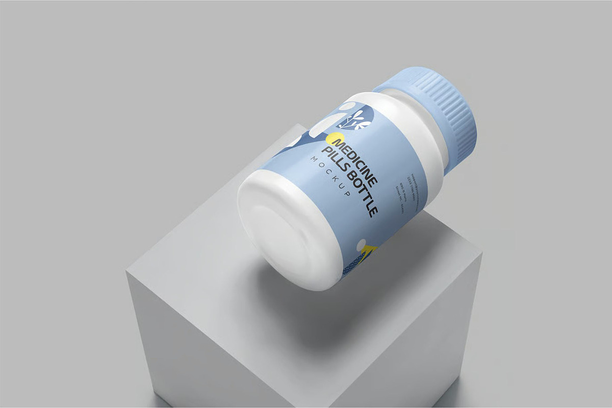 Medicine Bottle Mockup, a Product Mockup by megostudi0 (Photo 6 of 6)