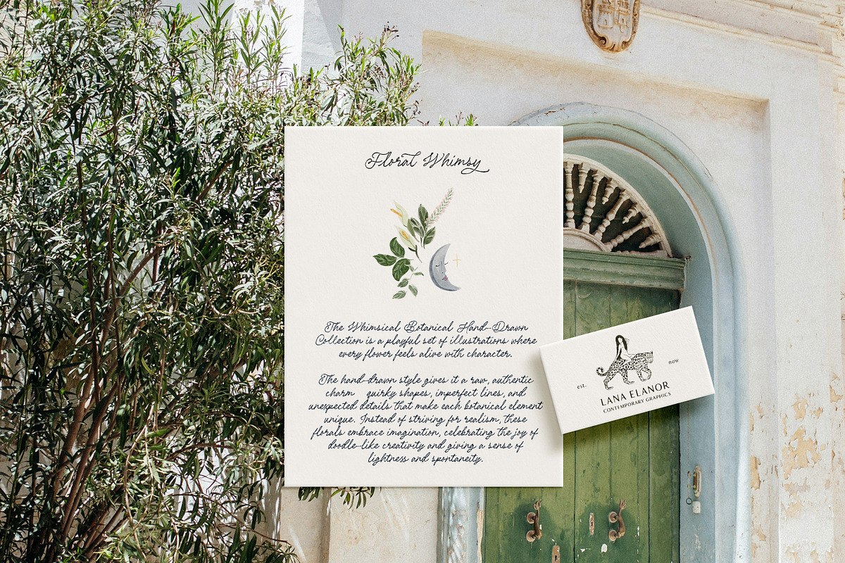 Hand-Drawn Floral Whimsy, a Decorative Illustration by Lana Elanor (Photo 2 of 14)
