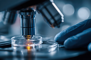 Microscope in laboratory setting, a Photo by Beautiful things