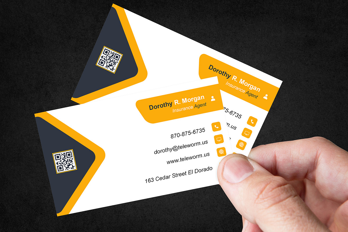 Clean Design Business Card Template preview 3