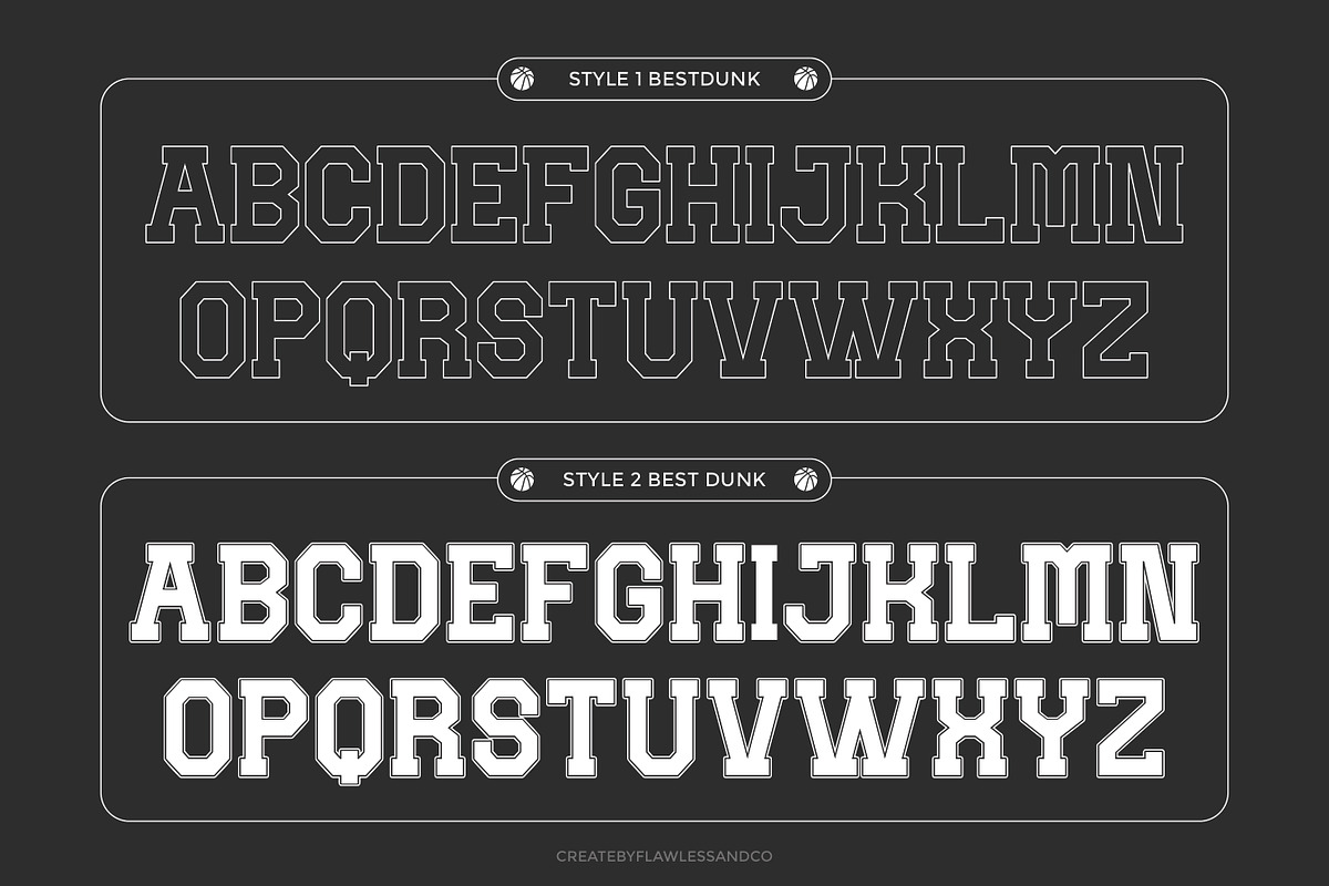 Best Dunk - Modern Sport Font, a Font by Flawless And Co (Photo 9 of 10)